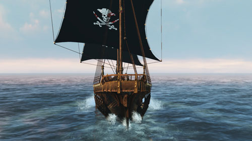 Пиратское судно в archeage