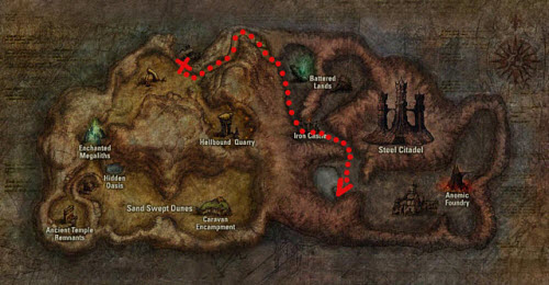 Карта острова Hellbound в Lineage 2