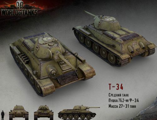 т 34 в world of tanks