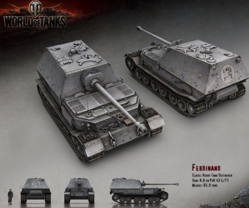 Ferdinand в world of tanks