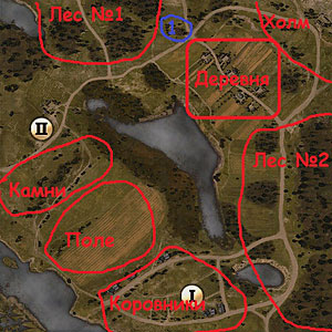 Стратегическая карта Малиновки в World of Tanks