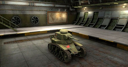 Танк мс 1 в ангаре world of tanks