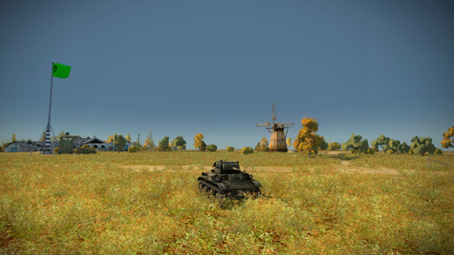 Тетрарх на поле боя world of tanks