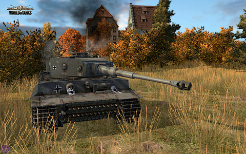 Танк Тигр скриншот world of tanks
