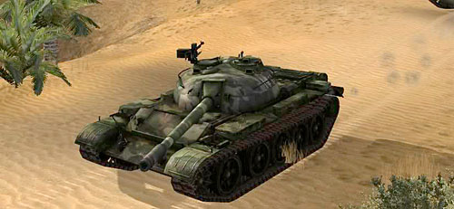 Танк тип 59 в камуфляже на карте Песчаная река wot