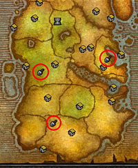 Места раскопок World of Warcraft
